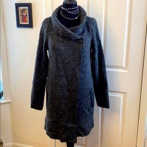 Wool-blend Tahari Coat cardigan coatigan
